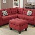 15 Best Ideas Red Sectional Sofas