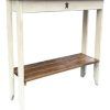 Rustic Espresso Wood Console Tables (Photo 10 of 15)