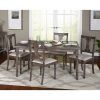 Combs 5 Piece Dining Sets With  Mindy Slipcovered Chairs (Photo 8 of 25)