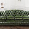 Tufted Leather Chesterfield Sofas (Photo 9 of 15)