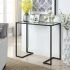 Top 15 of Glass and Pewter Oval Console Tables