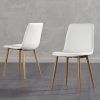 White Leather Dining Chairs (Photo 8 of 25)