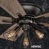 Rustic Outdoor Ceiling Fans With Lights (Photo 8 of 15)