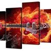 Guitar Canvas Wall Art (Photo 6 of 15)