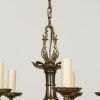 Brass Four-Light Chandeliers (Photo 9 of 15)