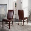 Brown Leather Dining Chairs (Photo 21 of 25)