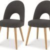Oak Fabric Dining Chairs (Photo 3 of 25)