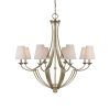 Gold Finish Double Shade Chandeliers (Photo 9 of 15)
