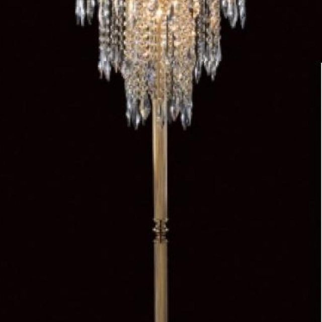 2024 Popular Faux Crystal Chandelier Table Lamps