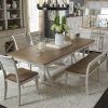 Country Dining Tables With Weathered Pine Finish (Photo 21 of 25)