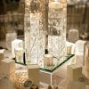 Faux Crystal Chandelier Centerpieces (Photo 4 of 15)