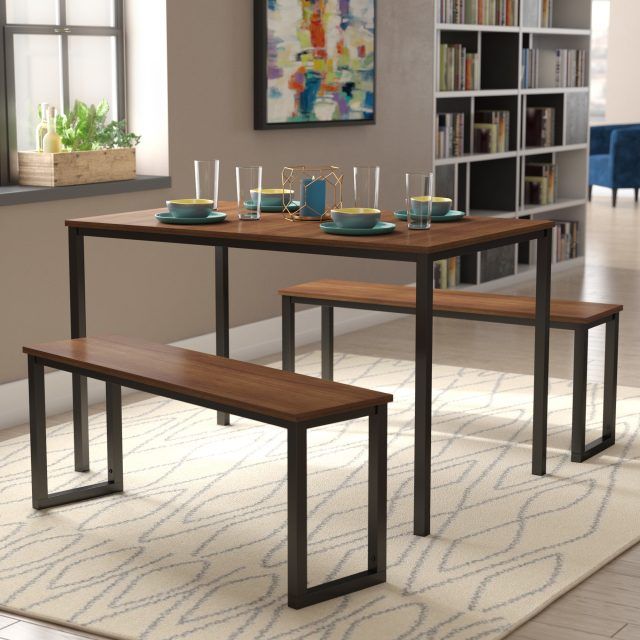 2024 Latest Frida 3 Piece Dining Table Sets