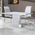 White High Gloss Dining Chairs