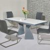 Glossy Gray Dining Tables (Photo 12 of 15)