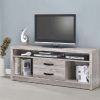 Gray Driftwood Storage Console Tables (Photo 6 of 15)