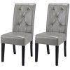 Grey Leather Dining Chairs (Photo 18 of 25)