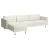 White Leather Sectionals With Chaise (Photo 13 of 15)