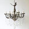 Large Brass Chandelier (Photo 7 of 15)