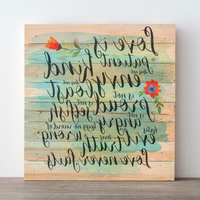 15 The Best Love Is Patient Wall Art