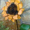 Metal Sunflower Yard Art (Photo 3 of 15)
