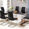 Black Gloss Dining Tables And 6 Chairs (Photo 18 of 25)