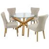 Oak And Glass Dining Tables Sets (Photo 2 of 25)
