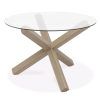 Oak Glass Top Dining Tables (Photo 2 of 25)
