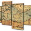 Antique Map Wall Art (Photo 1 of 15)