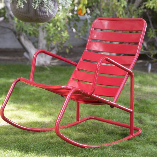 15 The Best Outdoor Patio Metal Rocking Chairs
