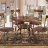 Jaxon 5 Piece Round Dining Sets With Upholstered Chairs (Photo 25 of 25)