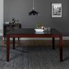 Cappuccino Finish Wood Classic Casual Dining Tables (Photo 17 of 25)
