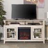 Wood Highboy Fireplace Tv Stands (Photo 9 of 15)