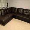 Faux Leather Sofas In Dark Brown (Photo 11 of 15)