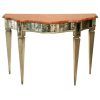 Faux Marble Console Tables (Photo 12 of 15)
