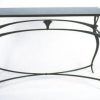 Faux White Marble And Metal Console Tables (Photo 10 of 15)