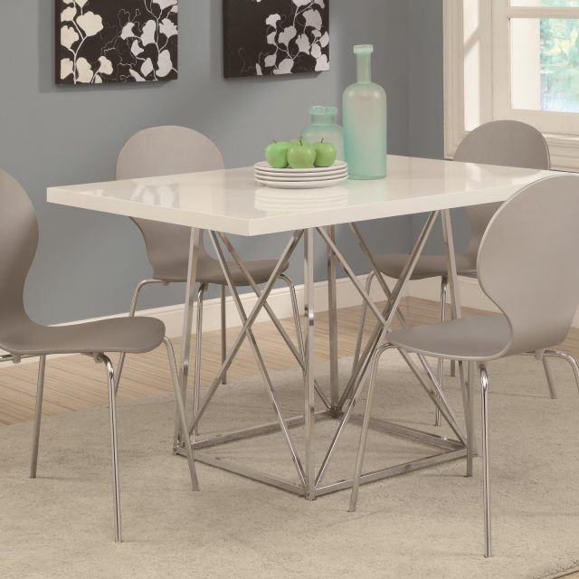 The 15 Best Collection of Chrome Metal Dining Tables