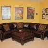 Red Leather Sectionals With Ottoman (Photo 3 of 15)