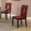 Red Leather Dining Chairs (Photo 17 of 25)
