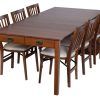 Weaver Dark 7 Piece Dining Sets With Alexa White Side Chairs (Photo 13 of 25)