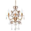 Antique Gold 13-Inch Four-Light Chandeliers (Photo 1 of 15)