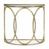 Gold And Mirror Modern Cube Console Tables (Photo 14 of 15)