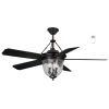 Black Outdoor Ceiling Fans With Light (Photo 4 of 15)