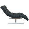 Black Leather Chaise Lounges (Photo 6 of 15)
