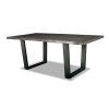 Acacia Dining Tables With Black Rocket-Legs (Photo 23 of 25)