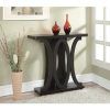 Rustic Espresso Wood Console Tables (Photo 8 of 15)