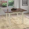 Cream And Wood Dining Tables (Photo 8 of 25)