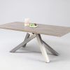 Glass Dining Tables With Oak Legs (Photo 11 of 25)