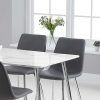 Glossy Gray Dining Tables (Photo 6 of 15)