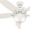 Hunter Outdoor Ceiling Fans With White Lights (Photo 6 of 15)
