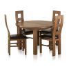 Round Oak Dining Tables And 4 Chairs (Photo 19 of 25)